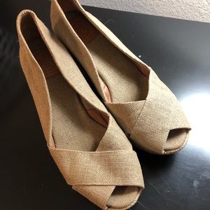 Women’s Tory Burch Linen Wedges